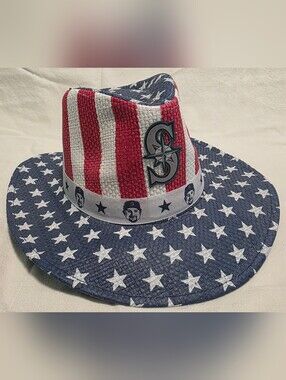 Seattle Mariners Patriotic "Cal-boy" Cal Raleigh 4th July Cowboy Hat SGA